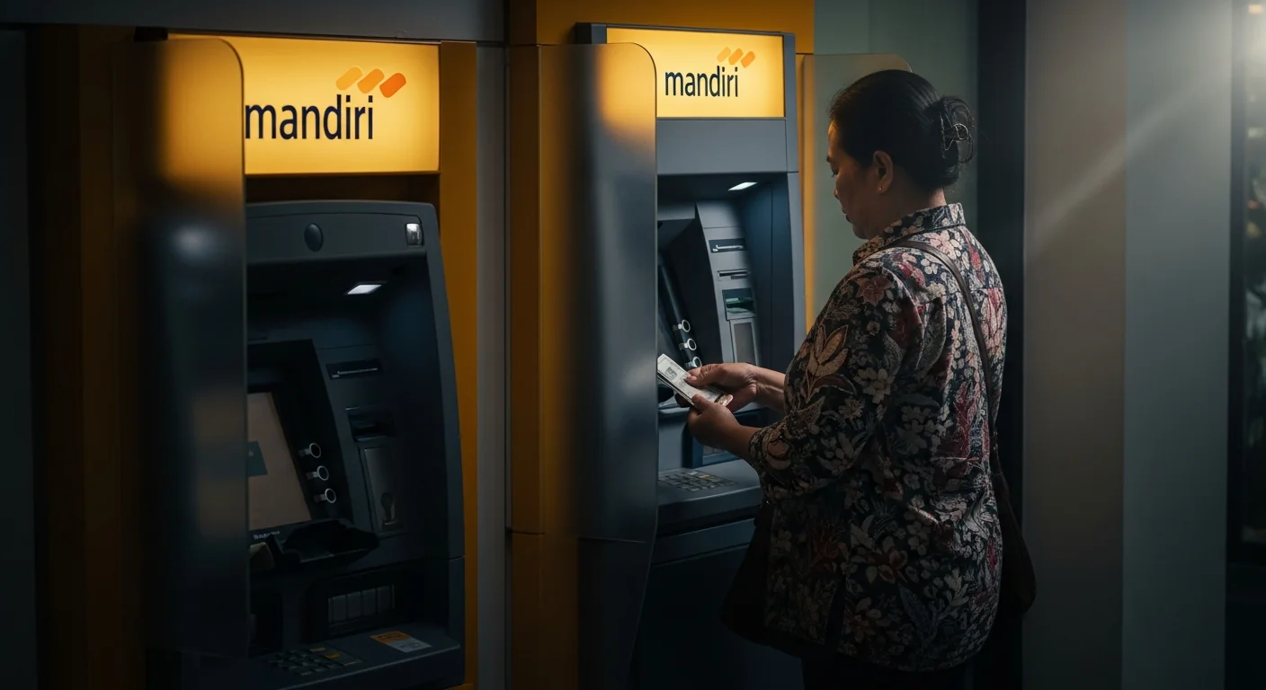 Сколько составляет комиссия при снятии денег с карты Wise в банкоматах Mandiri в Индонезии?