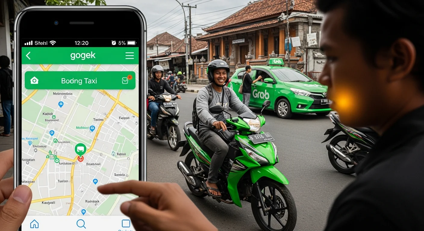 Работают ли приложения такси на Ломбоке (Grab/Gojek)?