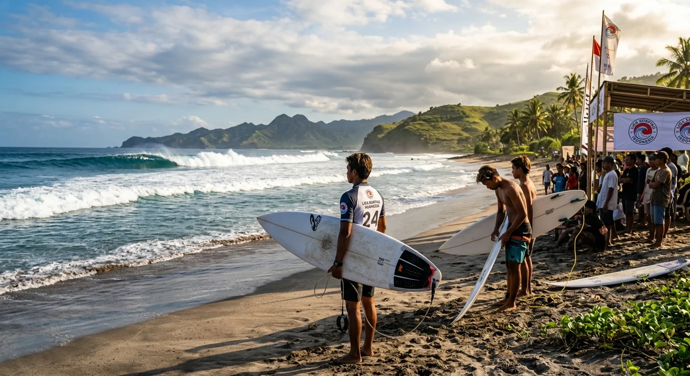 Ожидается ли проведение этапов локальной лиги Liga Surfing Indonesia на спотах острова Сумбава в 2026 году?